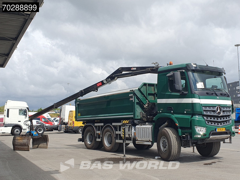 Mercedes-Benz Arocs 3342 Arocs 6X6 NL-Truck HMF 1643 Z-Crane Kran Steering Axle Big-Axle Euro 6 - Truk jungkit, Truk derek: gambar 5 Mercedes-Benz Arocs 3342 Arocs 6X6 NL-Truck HMF 1643 Z-Crane Kran Steering Axle Big-Axle Euro 6 - Truk jungkit, Truk derek: gambar 5