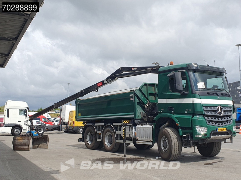 Mercedes-Benz Arocs 3342 Arocs 6X6 NL-Truck HMF 1643 Z-Crane Kran Steering Axle Big-Axle Euro 6 - Truk jungkit, Truk derek: gambar 5 Mercedes-Benz Arocs 3342 Arocs 6X6 NL-Truck HMF 1643 Z-Crane Kran Steering Axle Big-Axle Euro 6 - Truk jungkit, Truk derek: gambar 5