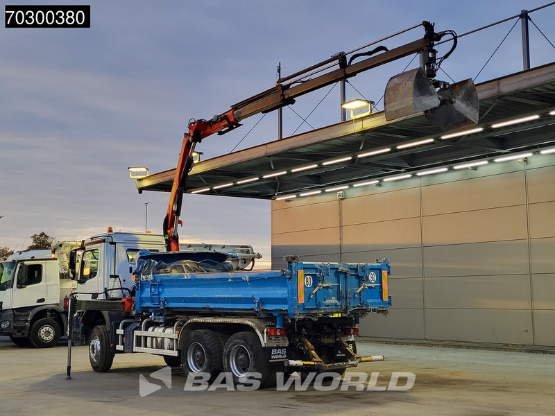 Mercedes-Benz Arocs 3343 6X4 Palfinger PK12.501 SLD Kran Crane 7m3 tipper Big-Axle Automatic Euro 6 - Truk jungkit, Truk derek: gambar 2 Mercedes-Benz Arocs 3343 6X4 Palfinger PK12.501 SLD Kran Crane 7m3 tipper Big-Axle Automatic Euro 6 - Truk jungkit, Truk derek: gambar 2