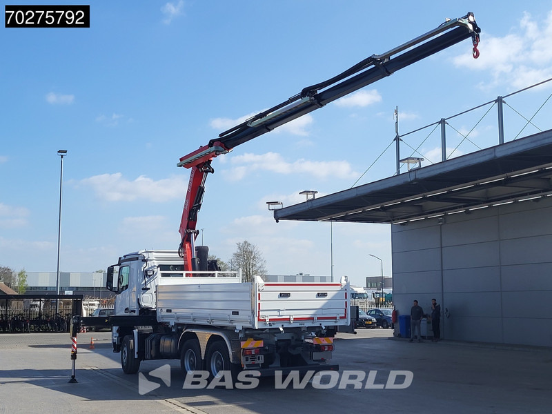 Mercedes-Benz Arocs 3348 6X4 Fasi F195A.2.24 Kran 3 sided tipper 9m3 Big-Axle Navi Euro 6 - Truk jungkit, Truk derek: gambar 2 Mercedes-Benz Arocs 3348 6X4 Fasi F195A.2.24 Kran 3 sided tipper 9m3 Big-Axle Navi Euro 6 - Truk jungkit, Truk derek: gambar 2