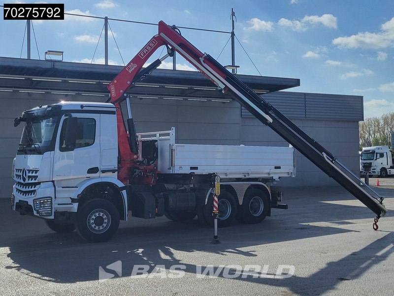Mercedes-Benz Arocs 3348 6X4 Fasi F195A.2.24 Kran 3 sided tipper 9m3 Big-Axle Navi Euro 6 - Truk jungkit, Truk derek: gambar 3 Mercedes-Benz Arocs 3348 6X4 Fasi F195A.2.24 Kran 3 sided tipper 9m3 Big-Axle Navi Euro 6 - Truk jungkit, Truk derek: gambar 3