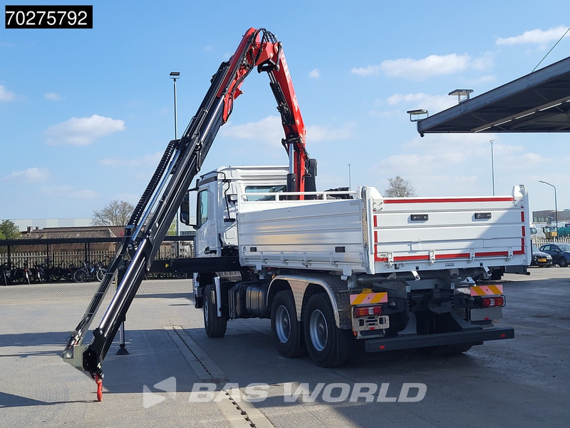 Mercedes-Benz Arocs 3348 6X4 Fasi F195A.2.24 Kran 3 sided tipper 9m3 Big-Axle Navi Euro 6 - Truk jungkit, Truk derek: gambar 5 Mercedes-Benz Arocs 3348 6X4 Fasi F195A.2.24 Kran 3 sided tipper 9m3 Big-Axle Navi Euro 6 - Truk jungkit, Truk derek: gambar 5