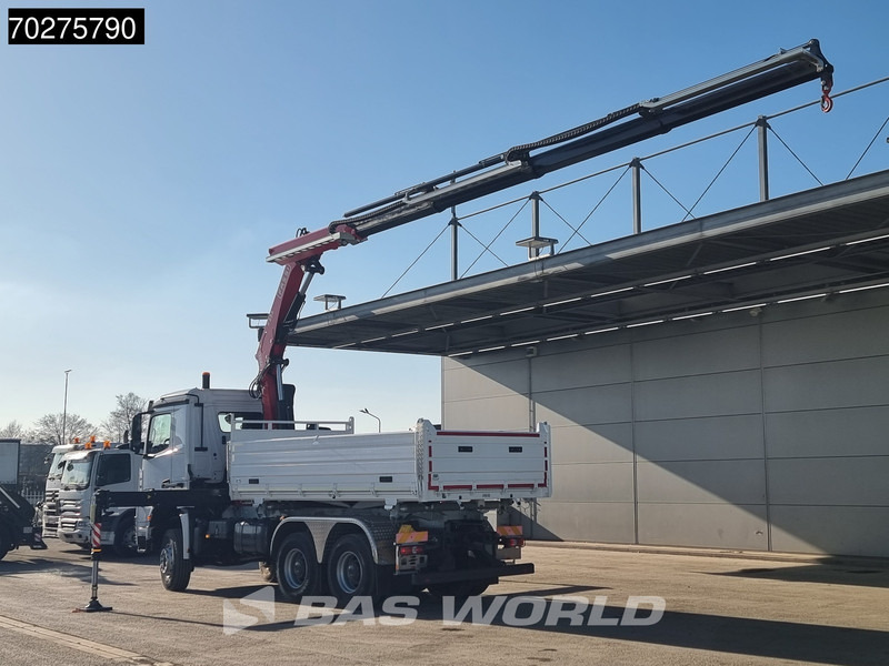 Mercedes-Benz Arocs 3348 6X6 Full Steel Retarder Fassi 25T/M Crane Kran Euro 6 - Truk jungkit, Truk derek: gambar 2 Mercedes-Benz Arocs 3348 6X6 Full Steel Retarder Fassi 25T/M Crane Kran Euro 6 - Truk jungkit, Truk derek: gambar 2