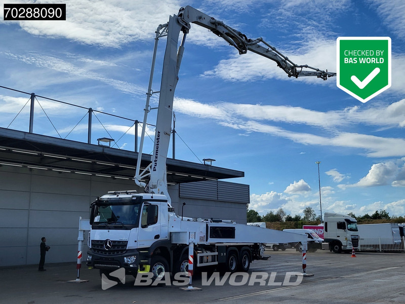 Mercedes-Benz Arocs 3740 8X4 Putzmeister M42-5 Betonpomp Big-Axle Steelsuspension Euro 6 - Truk pompa beton: gambar 1 Mercedes-Benz Arocs 3740 8X4 Putzmeister M42-5 Betonpomp Big-Axle Steelsuspension Euro 6 - Truk pompa beton: gambar 1