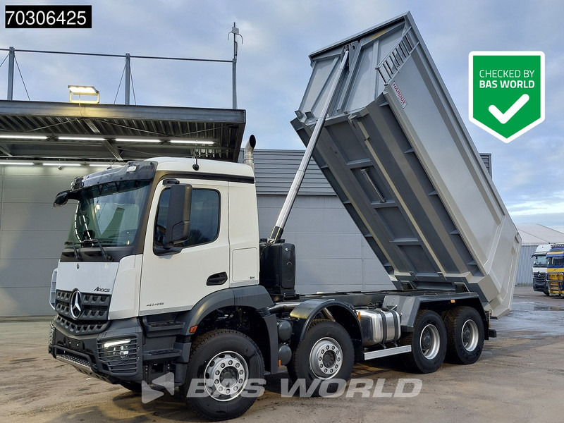 Mercedes-Benz Arocs 4145 8X4 NEW! 19m3 Remmel tipper Big-Axle Steelsuspension Automatic Euro 3 - Truk jungkit: gambar 1 Mercedes-Benz Arocs 4145 8X4 NEW! 19m3 Remmel tipper Big-Axle Steelsuspension Automatic Euro 3 - Truk jungkit: gambar 1
