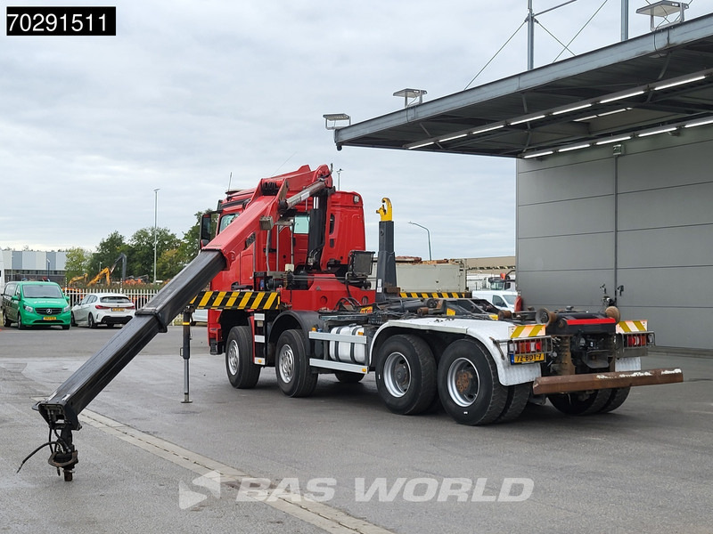 Mercedes-Benz Arocs 4145 8X4 NL-Truck HMF RCL 5300 Crane Hyva 26-51-S Hooklift Steelsuspension Big-Axle Automatic Euro 6 - Hook lift, Truk derek: gambar 3 Mercedes-Benz Arocs 4145 8X4 NL-Truck HMF RCL 5300 Crane Hyva 26-51-S Hooklift Steelsuspension Big-Axle Automatic Euro 6 - Hook lift, Truk derek: gambar 3