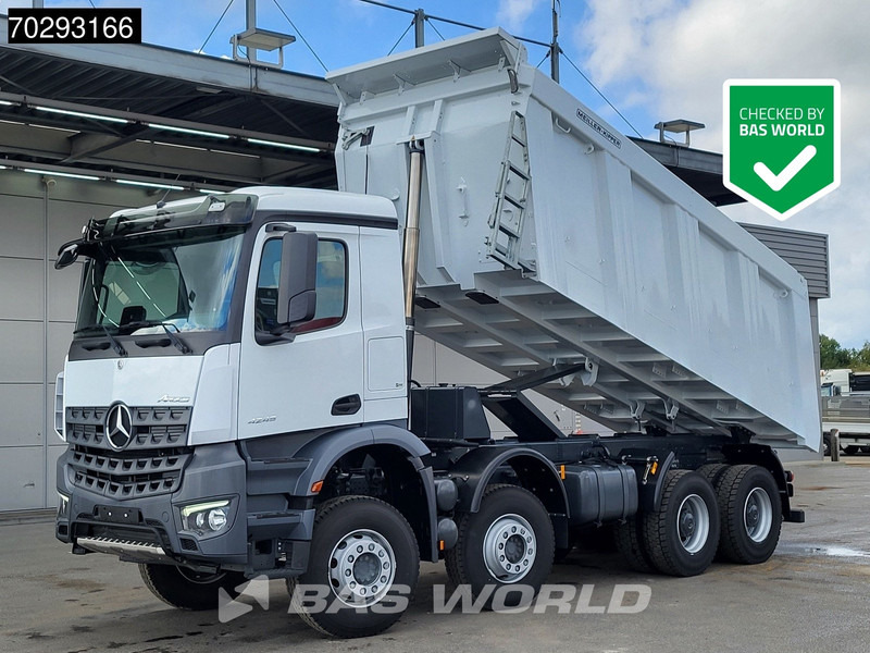 Mercedes-Benz Arocs 4245 8X4 New! 22m3 Meiller Kipper Big-Axle Steelsuspension Manual Euro 3 - Truk jungkit: gambar 1 Mercedes-Benz Arocs 4245 8X4 New! 22m3 Meiller Kipper Big-Axle Steelsuspension Manual Euro 3 - Truk jungkit: gambar 1