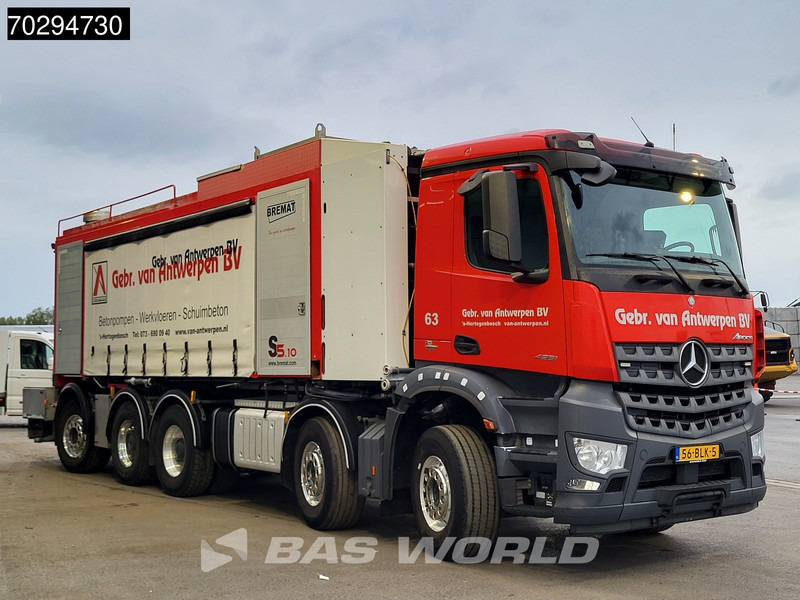 Mercedes-Benz Arocs 4951 Arocs 10X4 NL-Truck Bremat S5.10.13 XL sandmortal Lift+Steering Axle Euro 6 - Truk pompa beton: gambar 3 Mercedes-Benz Arocs 4951 Arocs 10X4 NL-Truck Bremat S5.10.13 XL sandmortal Lift+Steering Axle Euro 6 - Truk pompa beton: gambar 3
