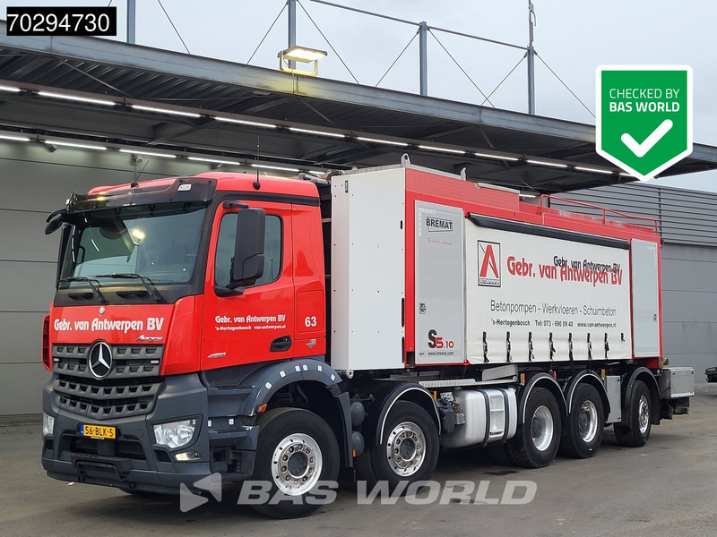 Mercedes-Benz Arocs 4951 Arocs 10X4 NL-Truck Bremat S5.10.13 XL sandmortal Lift+Steering Axle Euro 6 - Truk pompa beton: gambar 1 Mercedes-Benz Arocs 4951 Arocs 10X4 NL-Truck Bremat S5.10.13 XL sandmortal Lift+Steering Axle Euro 6 - Truk pompa beton: gambar 1