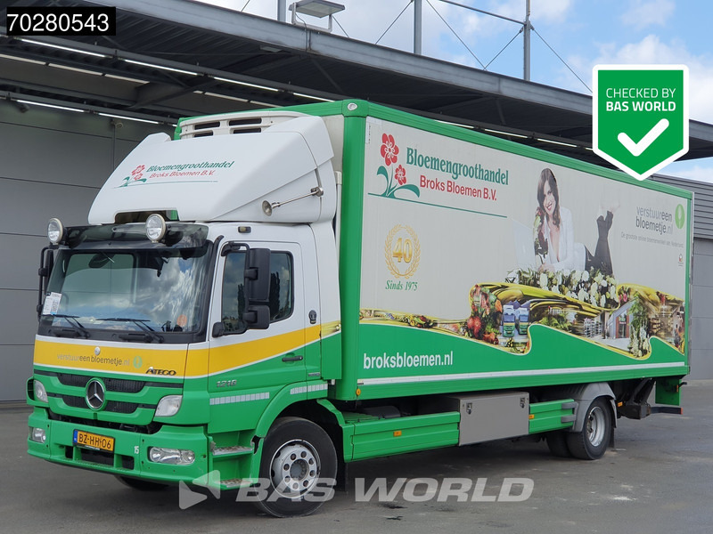 Mercedes-Benz Atego 1218 Atego 4X2 12t NL-Truck Mitsubishi TDJ430D cooler 1500kg Ladebordwand Euro 5 - Truk berpendingin: gambar 1 Mercedes-Benz Atego 1218 Atego 4X2 12t NL-Truck Mitsubishi TDJ430D cooler 1500kg Ladebordwand Euro 5 - Truk berpendingin: gambar 1