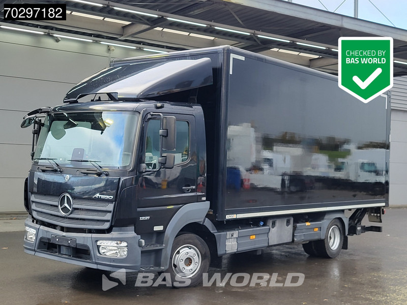 Mercedes-Benz Atego 1221 4X2 12tonner Automatic 1500kg Ladebordwand Airco Euro 6 - Truk box: gambar 1 Mercedes-Benz Atego 1221 4X2 12tonner Automatic 1500kg Ladebordwand Airco Euro 6 - Truk box: gambar 1
