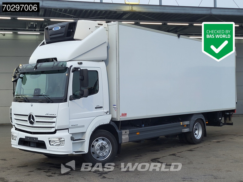 Mercedes-Benz Atego 1624 4X2 16tonner Carrier Supra 1250 Mt 2000kg Ladebordwand Automatic - Truk berpendingin: gambar 1 Mercedes-Benz Atego 1624 4X2 16tonner Carrier Supra 1250 Mt 2000kg Ladebordwand Automatic - Truk berpendingin: gambar 1