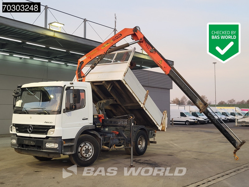 Mercedes-Benz Atego 1624 4X2 Palfinger PK10000 Kran Crane Manual Steelsuspension Euro 4 - Truk jungkit, Truk derek: gambar 1 Mercedes-Benz Atego 1624 4X2 Palfinger PK10000 Kran Crane Manual Steelsuspension Euro 4 - Truk jungkit, Truk derek: gambar 1