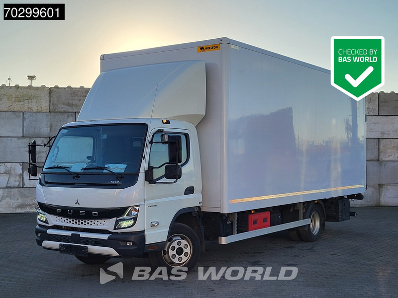 Mitsubishi Canter 7C18 4X2 8tonner Automatic 1000kg Ladebordwand Airco Euro 6 - Truk box: gambar 1 Mitsubishi Canter 7C18 4X2 8tonner Automatic 1000kg Ladebordwand Airco Euro 6 - Truk box: gambar 1