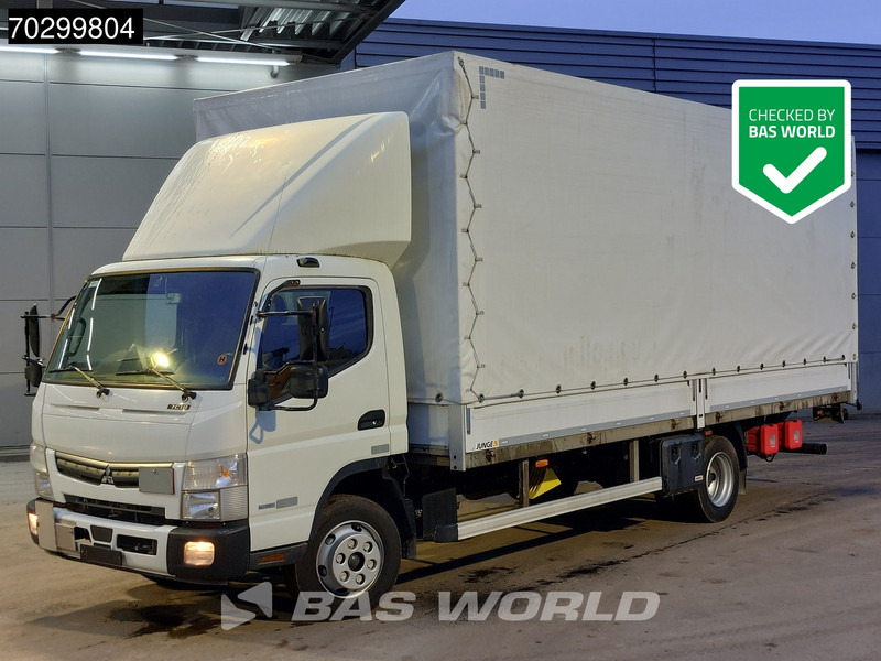 Mitsubishi Fuso 7C 18 4X2 8tonner Curtainsider 1000kg Ladebordwand Automatic Euro 6 - Truk dengan terpal samping: gambar 1 Mitsubishi Fuso 7C 18 4X2 8tonner Curtainsider 1000kg Ladebordwand Automatic Euro 6 - Truk dengan terpal samping: gambar 1
