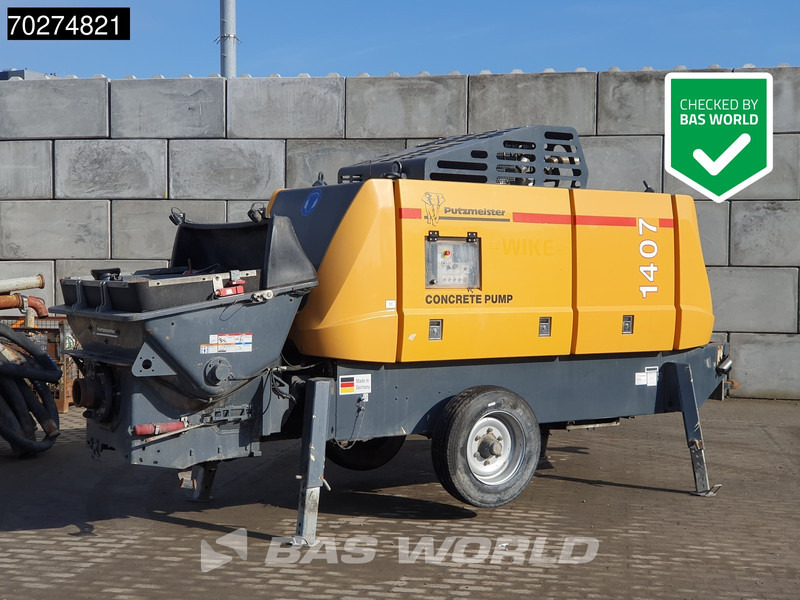 Putzmeister BSA 1407 D5 CONCRETE PUMP - Truk pompa beton: gambar 1 Putzmeister BSA 1407 D5 CONCRETE PUMP - Truk pompa beton: gambar 1