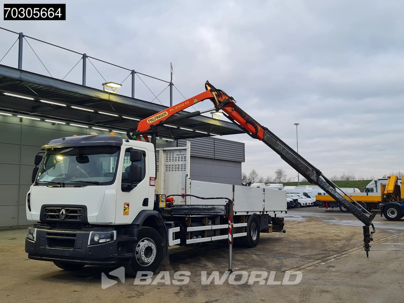 Renault C 280 4X2 Palfinger PK12002 - EH Crane Kran Rotator Automatic Euro 6 - Truk flatbed, Truk derek: gambar 5 Renault C 280 4X2 Palfinger PK12002 - EH Crane Kran Rotator Automatic Euro 6 - Truk flatbed, Truk derek: gambar 5