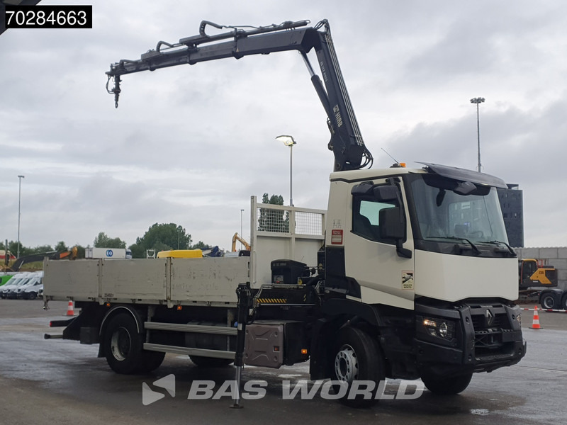 Renault C 380 4X2 HIAB 122 B-3 HIDUO Kran Crane Steelsuspension Big-Axle Euro 6 - Truk flatbed, Truk derek: gambar 3 Renault C 380 4X2 HIAB 122 B-3 HIDUO Kran Crane Steelsuspension Big-Axle Euro 6 - Truk flatbed, Truk derek: gambar 3