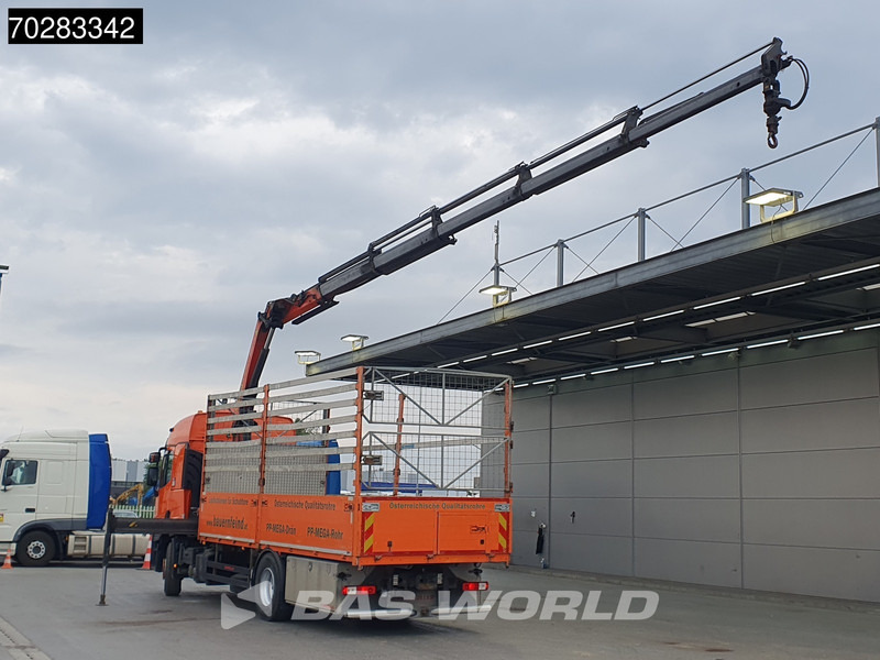 Renault C 380 4X2 Palfinger PK18002-EH D Kran Crane Retarder Standklima Euro 6 - Truk flatbed, Truk derek: gambar 2 Renault C 380 4X2 Palfinger PK18002-EH D Kran Crane Retarder Standklima Euro 6 - Truk flatbed, Truk derek: gambar 2