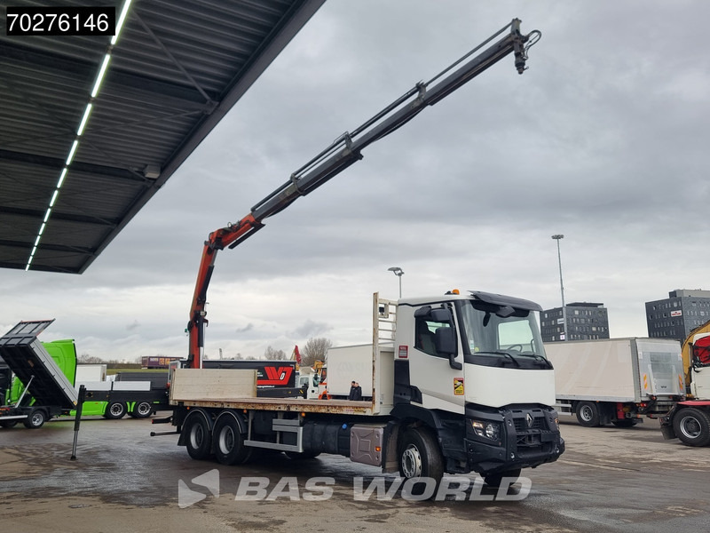 Renault C 380 6X4 Palfinger PK18002-EH C Remote Retarder Euro 6 - Truk flatbed, Truk derek: gambar 3 Renault C 380 6X4 Palfinger PK18002-EH C Remote Retarder Euro 6 - Truk flatbed, Truk derek: gambar 3