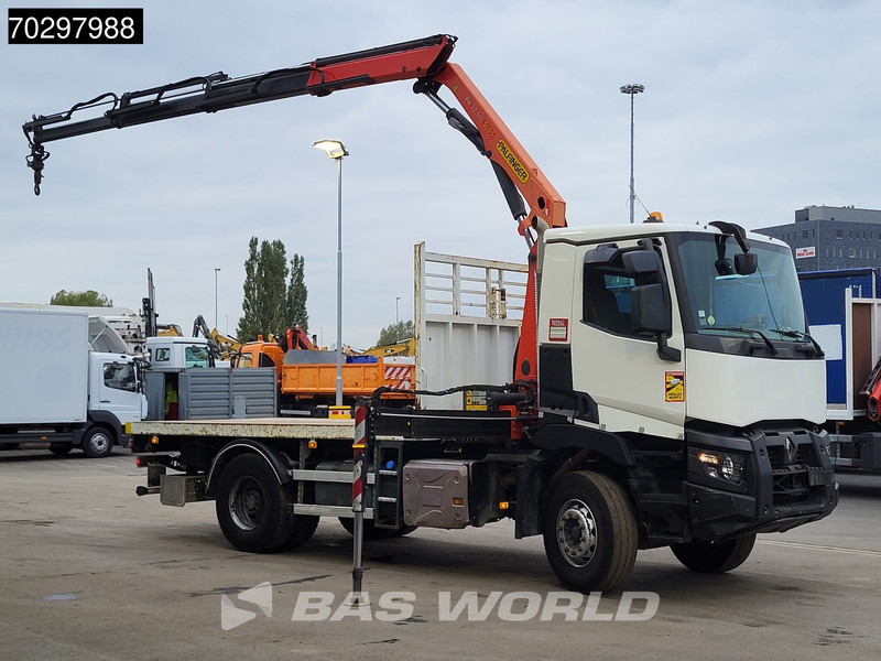Renault C 380 C 4X2 Palfinger PK 12.501 Crane Big-Axle Steelsuspension Automatic Euro 6 - Truk flatbed, Truk derek: gambar 3 Renault C 380 C 4X2 Palfinger PK 12.501 Crane Big-Axle Steelsuspension Automatic Euro 6 - Truk flatbed, Truk derek: gambar 3
