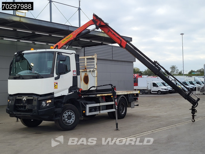 Renault C 380 C 4X2 Palfinger PK 12.501 Crane Big-Axle Steelsuspension Automatic Euro 6 - Truk flatbed, Truk derek: gambar 5 Renault C 380 C 4X2 Palfinger PK 12.501 Crane Big-Axle Steelsuspension Automatic Euro 6 - Truk flatbed, Truk derek: gambar 5