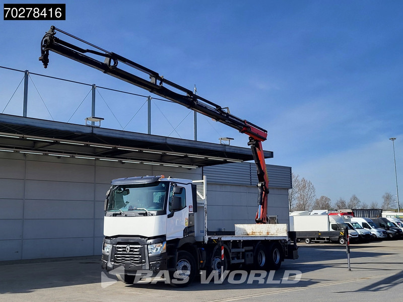 Renault C 430 8X4 Palfinger PK33002EH Euro 6 Big Axle - Truk flatbed, Truk derek: gambar 3 Renault C 430 8X4 Palfinger PK33002EH Euro 6 Big Axle - Truk flatbed, Truk derek: gambar 3