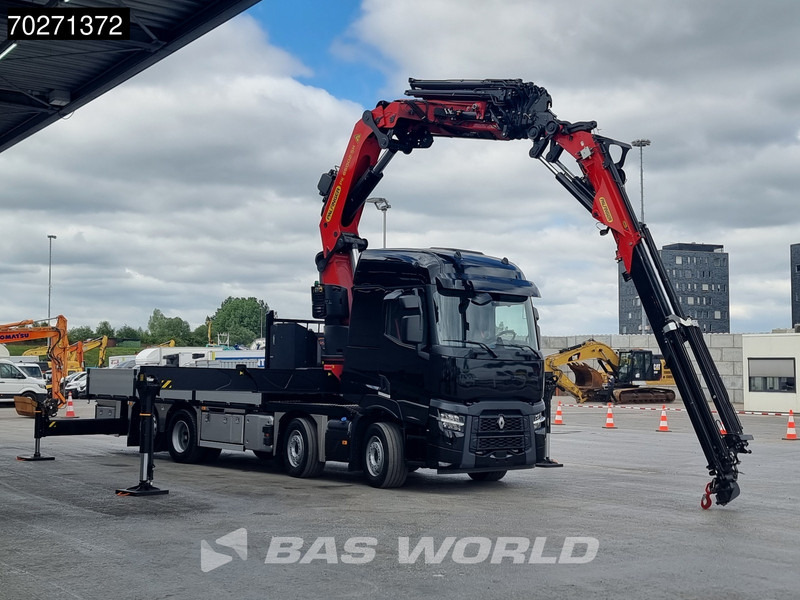 Truk flatbed, Truk derek baru Renault C 520 8X2 Palfinger PK65002 SH Crane Jib Winch Lift+steering Axle Euro 6: gambar 8