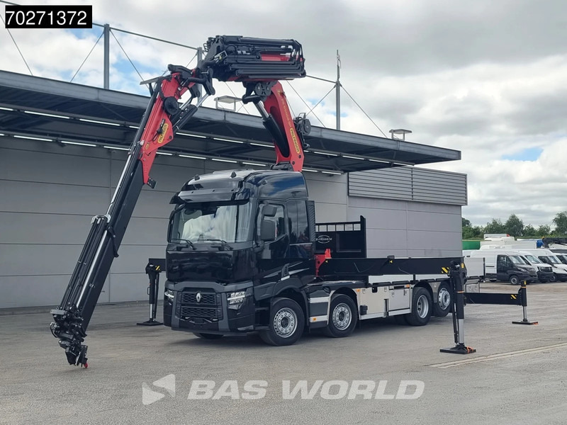 Truk flatbed, Truk derek baru Renault C 520 8X2 Palfinger PK65002 SH Crane Jib Winch Lift+steering Axle Euro 6: gambar 7
