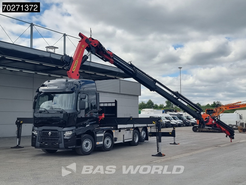 Renault C 520 8X2 Palfinger PK65002 SH Crane Jib Winch Lift+steering Axle Euro 6 - Truk flatbed, Truk derek: gambar 5 Renault C 520 8X2 Palfinger PK65002 SH Crane Jib Winch Lift+steering Axle Euro 6 - Truk flatbed, Truk derek: gambar 5