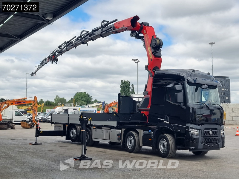 Renault C 520 8X2 Palfinger PK65002 SH Crane Jib Winch Lift+steering Axle Euro 6 - Truk flatbed, Truk derek: gambar 3 Renault C 520 8X2 Palfinger PK65002 SH Crane Jib Winch Lift+steering Axle Euro 6 - Truk flatbed, Truk derek: gambar 3