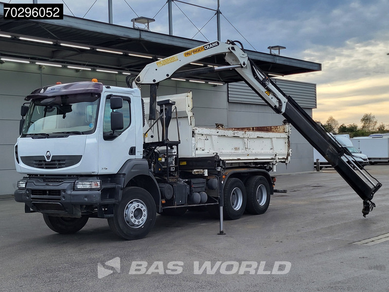 Renault Kerax 370 6X4 Palfinger PK15500 Crane Kran 2-side Tipper Retarder Manual Euro 4 - Truk jungkit, Truk derek: gambar 3 Renault Kerax 370 6X4 Palfinger PK15500 Crane Kran 2-side Tipper Retarder Manual Euro 4 - Truk jungkit, Truk derek: gambar 3
