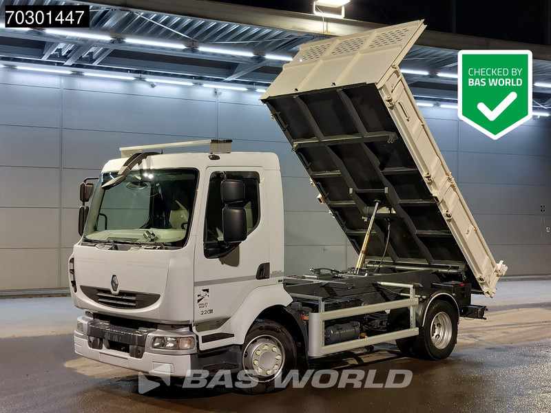 Renault Midlum 220 4X2 3-way tipper Manual Steel suspension Telma Retarder Euro 5 - Truk jungkit: gambar 1 Renault Midlum 220 4X2 3-way tipper Manual Steel suspension Telma Retarder Euro 5 - Truk jungkit: gambar 1