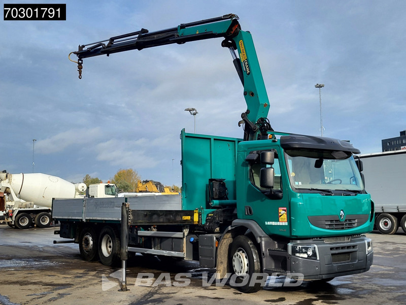 Renault Premium 380 6X2 Palfinger PK20002 Crane Kran Lift+Steering Axle Air suspension Euro 5 - Truk flatbed, Truk derek: gambar 3 Renault Premium 380 6X2 Palfinger PK20002 Crane Kran Lift+Steering Axle Air suspension Euro 5 - Truk flatbed, Truk derek: gambar 3
