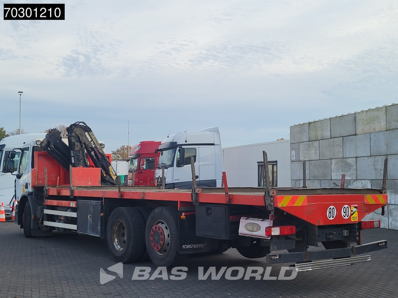 Renault Premium 410 6X2 Terex 120.2E - A3L Kran Crane Lift-Axle Manual Euro 5 - Truk flatbed, Truk derek: gambar 2 Renault Premium 410 6X2 Terex 120.2E - A3L Kran Crane Lift-Axle Manual Euro 5 - Truk flatbed, Truk derek: gambar 2
