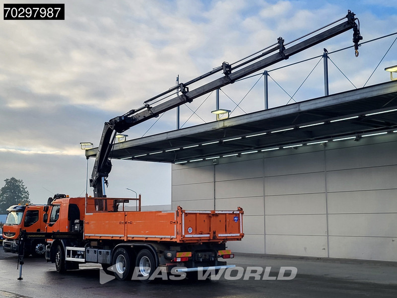 Renault Premium 430 Lander 6X4 10m3 Atelier Tipper RC HIAB 211 EP-4 Crane Big-Axle Euro 5 - Truk jungkit, Truk derek: gambar 2 Renault Premium 430 Lander 6X4 10m3 Atelier Tipper RC HIAB 211 EP-4 Crane Big-Axle Euro 5 - Truk jungkit, Truk derek: gambar 2
