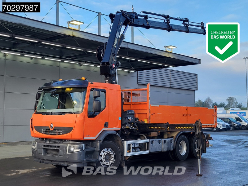 Renault Premium 430 Lander 6X4 10m3 Atelier Tipper RC HIAB 211 EP-4 Crane Big-Axle Euro 5 - Truk jungkit, Truk derek: gambar 1 Renault Premium 430 Lander 6X4 10m3 Atelier Tipper RC HIAB 211 EP-4 Crane Big-Axle Euro 5 - Truk jungkit, Truk derek: gambar 1