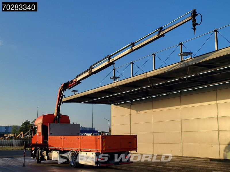 Renault T 380 4X2 Palfinger PK18002-EH Kran Crane Retarder Standklima Euro 6 - Truk flatbed, Truk derek: gambar 2 Renault T 380 4X2 Palfinger PK18002-EH Kran Crane Retarder Standklima Euro 6 - Truk flatbed, Truk derek: gambar 2