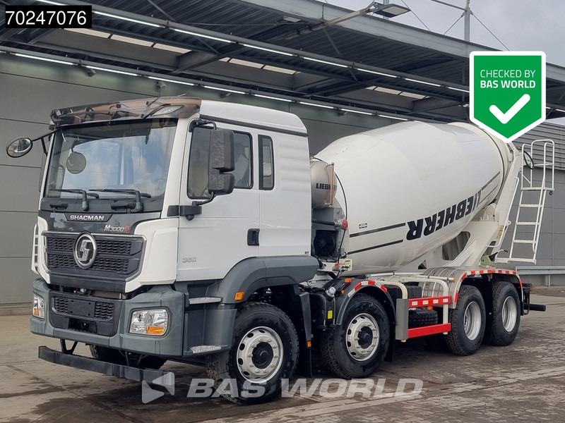 SHACMAN 8x4 EURO 6 8X4 NEW! 8m3 Liebherr Mixer Big-Axle Steel Suspension - Truk pengaduk beton: gambar 1 SHACMAN 8x4 EURO 6 8X4 NEW! 8m3 Liebherr Mixer Big-Axle Steel Suspension - Truk pengaduk beton: gambar 1