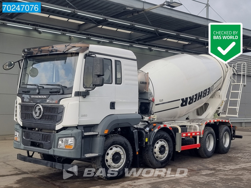 SHACMAN 8x4 EURO 6 8X4 NEW! 8m3 Liebherr Mixer Big-Axle Steel Suspension - Truk pengaduk beton: gambar 1 SHACMAN 8x4 EURO 6 8X4 NEW! 8m3 Liebherr Mixer Big-Axle Steel Suspension - Truk pengaduk beton: gambar 1