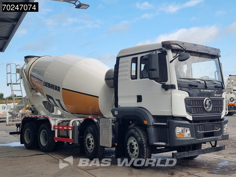 SHACMAN M3000 S 8X4 NEW! 8m3 Liebherr Mixer Big-Axle Steelsuspension - Truk pengaduk beton: gambar 3 SHACMAN M3000 S 8X4 NEW! 8m3 Liebherr Mixer Big-Axle Steelsuspension - Truk pengaduk beton: gambar 3