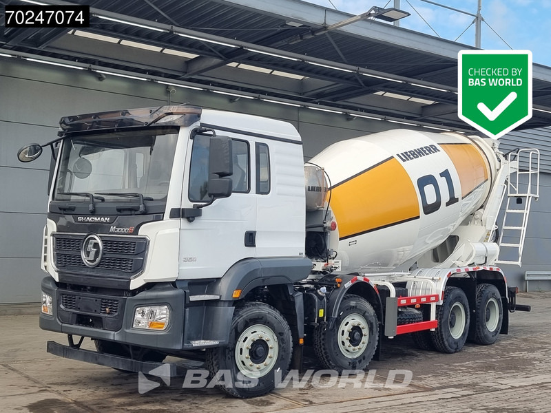 SHACMAN M3000 S 8X4 NEW! 8m3 Liebherr Mixer Big-Axle Steelsuspension - Truk pengaduk beton: gambar 1 SHACMAN M3000 S 8X4 NEW! 8m3 Liebherr Mixer Big-Axle Steelsuspension - Truk pengaduk beton: gambar 1