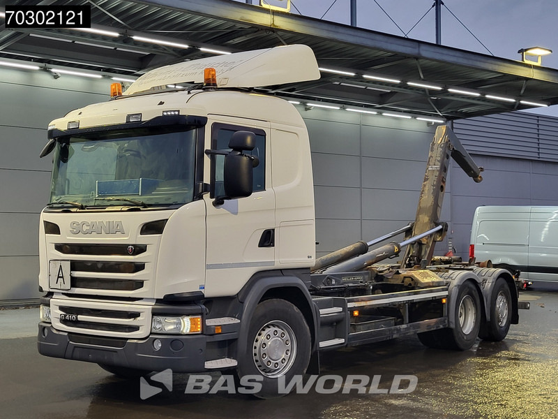 Scania G410 6X2 20tons Meiller containersystem Lift+steering Axle Retarder Euro 6 - Hook lift: gambar 3 Scania G410 6X2 20tons Meiller containersystem Lift+steering Axle Retarder Euro 6 - Hook lift: gambar 3