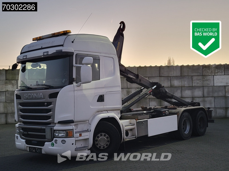 Scania G450 6X2 HIAB XR21Z59 containersystem 3-pedals Retarder Lift-Axle Euro 6 - Hook lift: gambar 1 Scania G450 6X2 HIAB XR21Z59 containersystem 3-pedals Retarder Lift-Axle Euro 6 - Hook lift: gambar 1