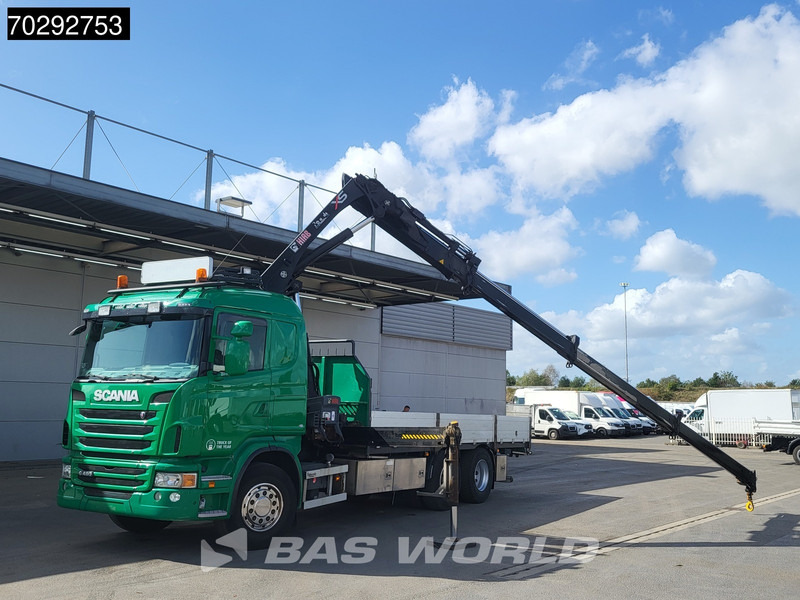 Scania G480 G 6X2 Hiab 244 EP-5 HIDUO Kran Crane Retarder Lift-Axle Euro 5 - Truk flatbed, Truk derek: gambar 5 Scania G480 G 6X2 Hiab 244 EP-5 HIDUO Kran Crane Retarder Lift-Axle Euro 5 - Truk flatbed, Truk derek: gambar 5