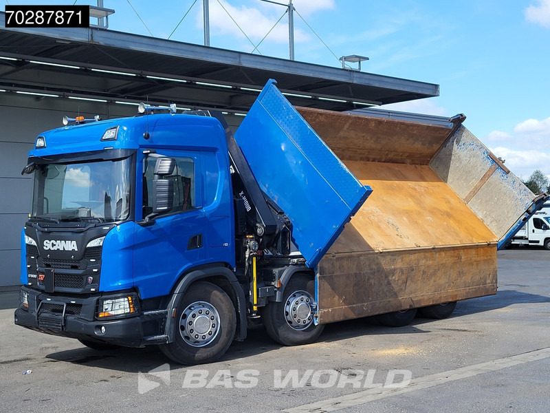 Scania G500 8X4 Hiab X-HIDUO 228 E-3 Crane Retarder Big-Axle Josset Menguy Tipper 14m3 Euro 6 - Truk jungkit, Truk derek: gambar 3 Scania G500 8X4 Hiab X-HIDUO 228 E-3 Crane Retarder Big-Axle Josset Menguy Tipper 14m3 Euro 6 - Truk jungkit, Truk derek: gambar 3