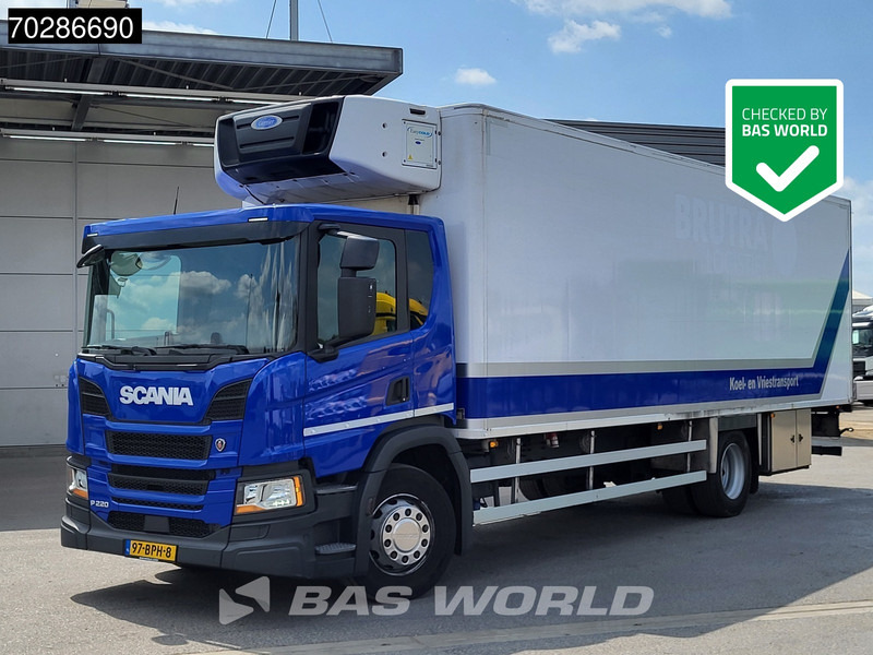Scania P220 P 4X2 NL-Truck Carrier Supra 1150 Mt Automatic Ladebordwand Euro 6 - Truk berpendingin: gambar 1 Scania P220 P 4X2 NL-Truck Carrier Supra 1150 Mt Automatic Ladebordwand Euro 6 - Truk berpendingin: gambar 1