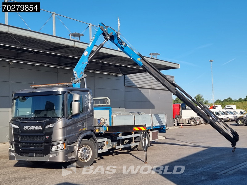 Scania P280 4X2 HMF 1420K-RC Kran Crane Automatic Euro 6 - Truk flatbed, Truk derek: gambar 5 Scania P280 4X2 HMF 1420K-RC Kran Crane Automatic Euro 6 - Truk flatbed, Truk derek: gambar 5