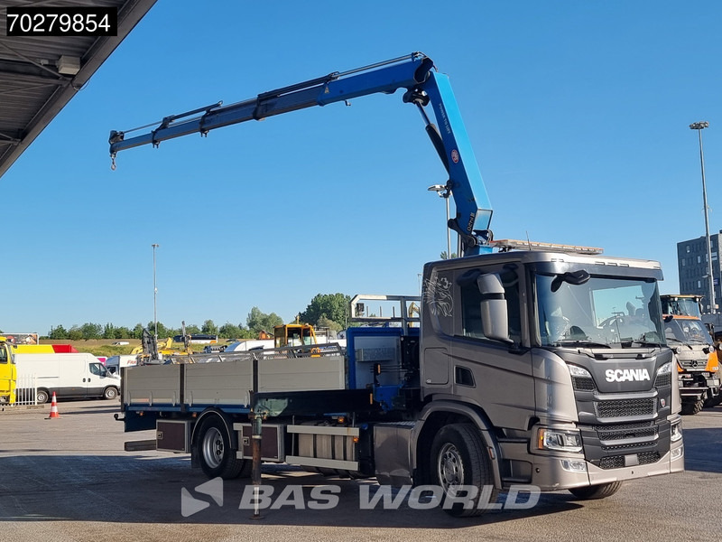 Scania P280 4X2 HMF 1420K-RC Kran Crane Automatic Euro 6 - Truk flatbed, Truk derek: gambar 3 Scania P280 4X2 HMF 1420K-RC Kran Crane Automatic Euro 6 - Truk flatbed, Truk derek: gambar 3