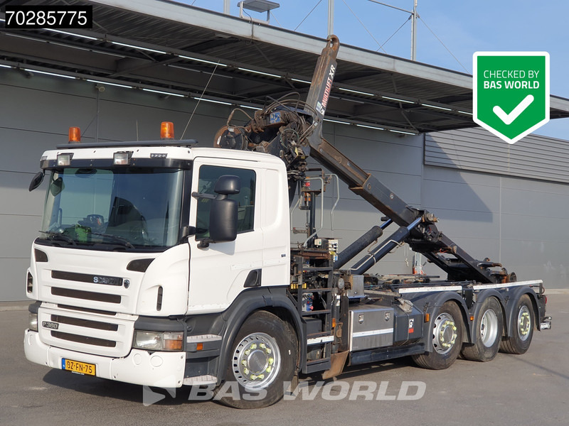 Scania P360 8X2 NL-Truck 21 Tonnes HIAB Hydrauliek Lift-Lenkachse Euro 5 - Hook lift, Truk derek: gambar 1 Scania P360 8X2 NL-Truck 21 Tonnes HIAB Hydrauliek Lift-Lenkachse Euro 5 - Hook lift, Truk derek: gambar 1